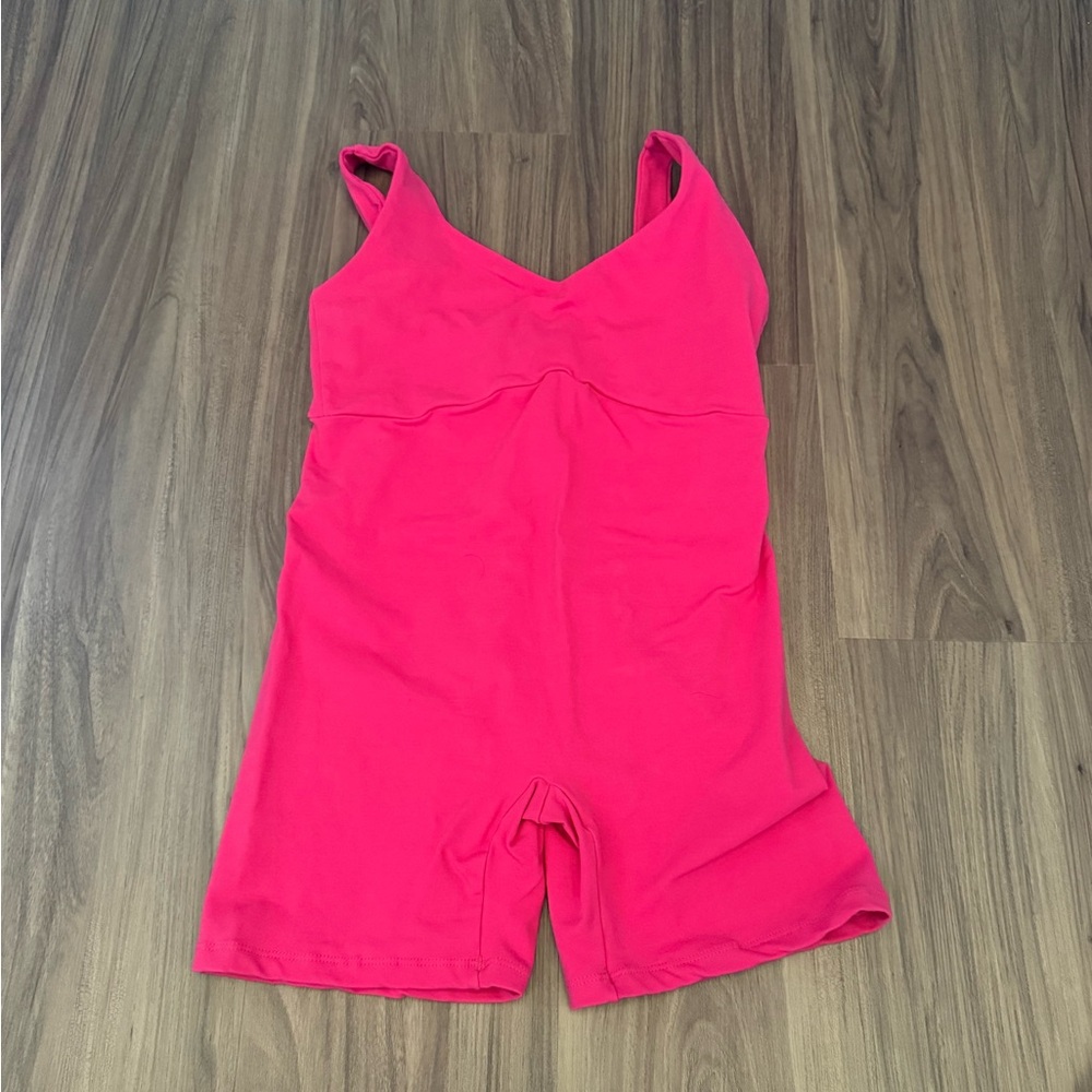 Booty by Brabants Super Stretch Short Onesie in Fuchsia